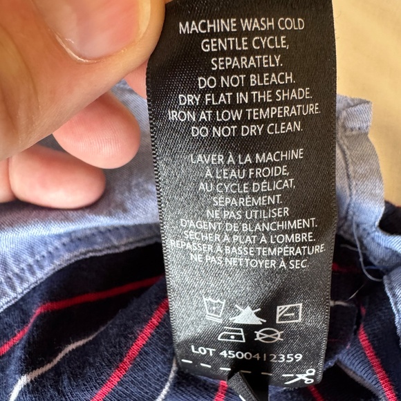 Buffalo David Bitton Womens Faux Layered Long Sleeve Knit Top Striped Medium Y2K - Picture 8 of 13